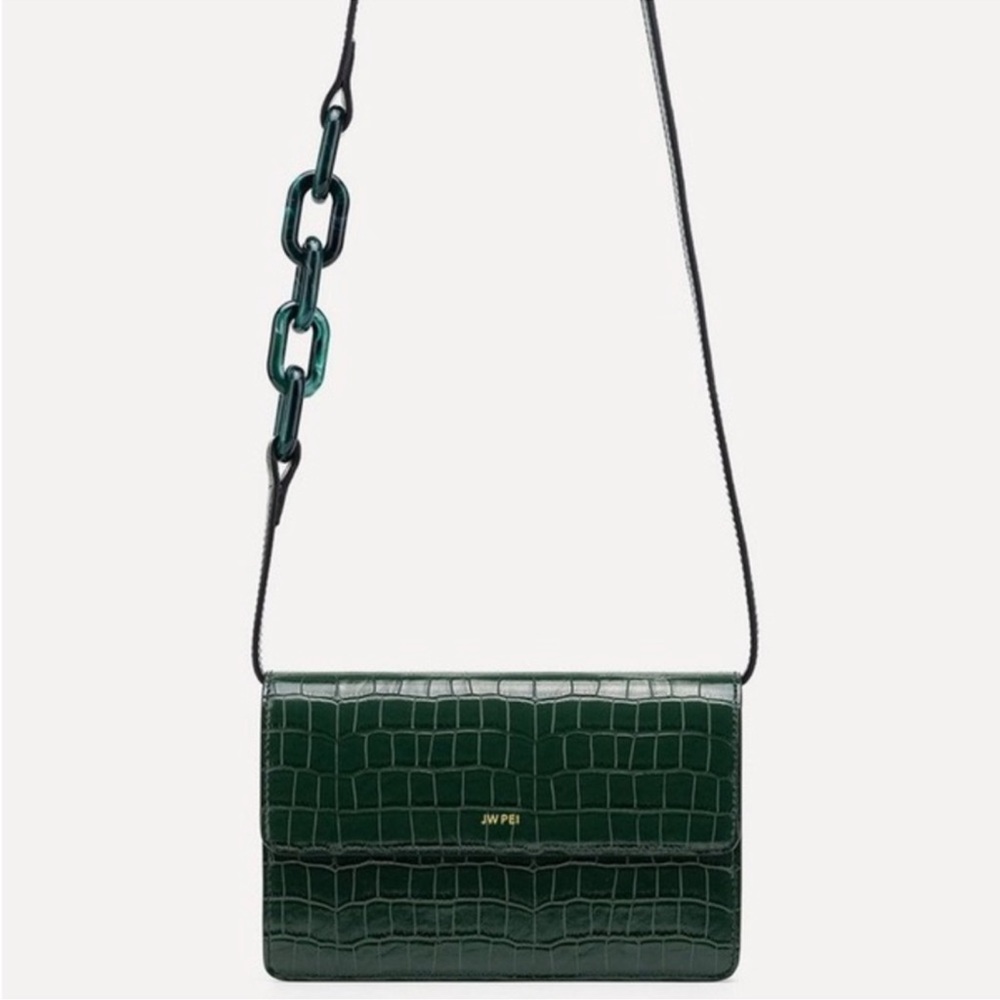 JW PEI Julia Chain Crossbody Bag - green